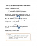 Voz activa y voz pasiva