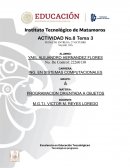 Programación orientada a objetos. Ejercicio