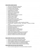 Indicadores de evaluación