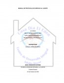Manual de protocolo de servicio al cliente