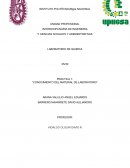 Práctica química. Conocimiento del material de laboratorio