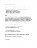 Modelo de manufactura con déficit