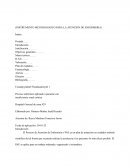 Instrumento metodológico para la atención de enfermeria