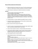 Pauta de Recomendaciones Nutricionales