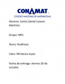 Paráfrasis. Libro: Mil besos tuyos