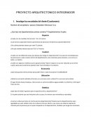 Proyecto arquitectonico integrador