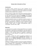 Ensayo sobre la Sucesión en Roma