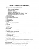 Lista de útiles escolares Segundo