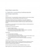 Definición y características fundamentales del aprendizaje cooperativo