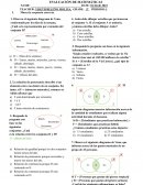 Evaluación de matemáticas