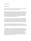 Inglés. Sticks and stones