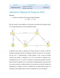 Máquinas de Turing con JFLAP. Página 1