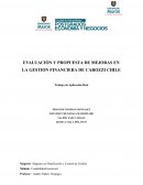 Evaluación y propuesta de mejoras en la gestión financiera de Carozzi Chile