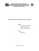 Orígen y evolución de la investigación cuantitativa y cualitativa