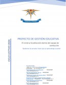 Proyecto de gestión educativa vicedirección