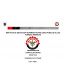 Programación curricular: unidad didáctica. Ingeniería de software