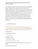 Práctica: Relaciones entre comunicación, lenguaje y teoría de la mente