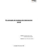 El concepto de modelos de intervención social