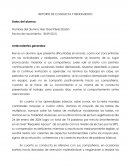 Reporte de conducta y rendimiento