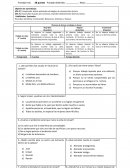 Control lectura El año de la Ballena