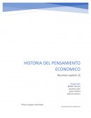 Resumen de historia del pensamiento económico