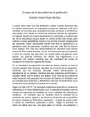 La densidad de la población