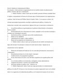Modelos de administración pública