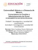 Tipos de Investigación y sociedad del conocimiento