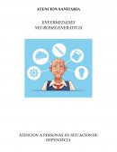 Trabajo de atención sanitaria, el Alzheimer