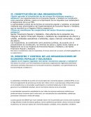 Constitución de una organización