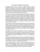 Los instrumentos del Medievo al Renacimiento