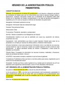Régimen de la administración pública paraestatal