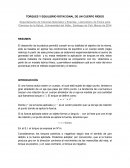 Torques y equilibrio rotacional de un cuerpo rígido