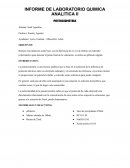 Informe de laboratorio quimica analítica II Potenciometria