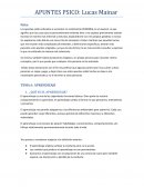 Apuntes psico ¿Qué es el aprendizaje?