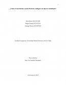 ¿Cómo el movimiento social (Protesta) configura un tipo de ciudadanía?