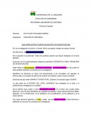 Guía para estructurar un escrito de investigación