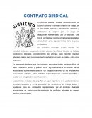 Contrato sindical. Informa anual sobre el contrato sindical