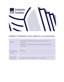 Empresa como sistema y sus procesos