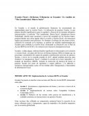 Evasión Fiscal y Reformas Tributarias en Ecuador: Un Análisis de "The Laundromat: Dinero Sucio"