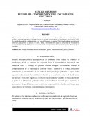 Análisis gráfico y estudio del comportamiento de un conductor eléctrico