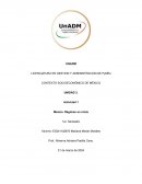 Actividad 1 México. Régimen en crisis