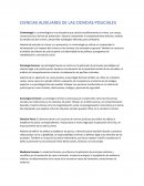 Ciencias auxiliares de las ciencias policiales
