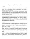 L-glutamina y Piruvato de sodio