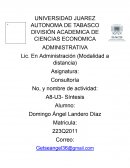 Definición del proceso de consultoría