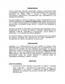 Proyecto de Curso de Verano para Niños y Jóvenes