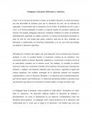 Pedagogía y Educación: Diferencias y relaciones