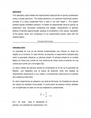 Pendulo simple. Experimento y mediciones