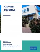 Actividad evaluativa: Derecho administrativo