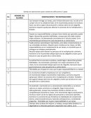 Observaciones para la boleta de calificaciones 5° grado
